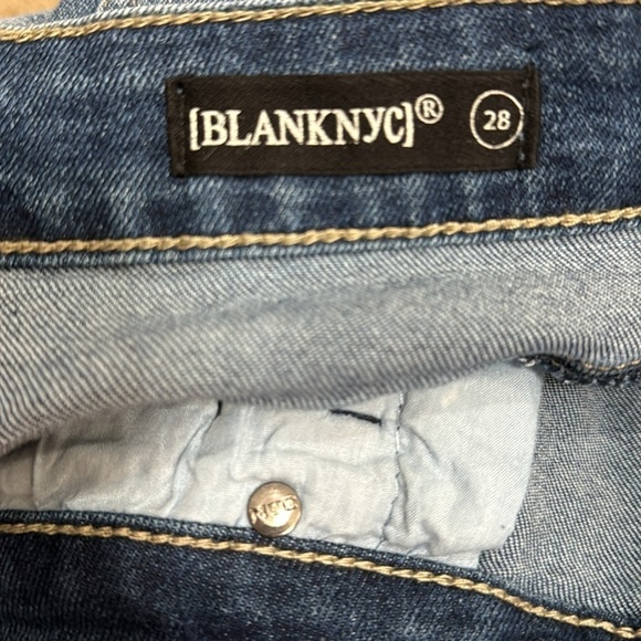 Blank NYC The Lenox High Rise Jean Shorts Size 28 - Picture 2 of 5